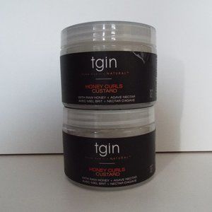 TGIN Honey Curls Custard - Lot of two 12oz jars